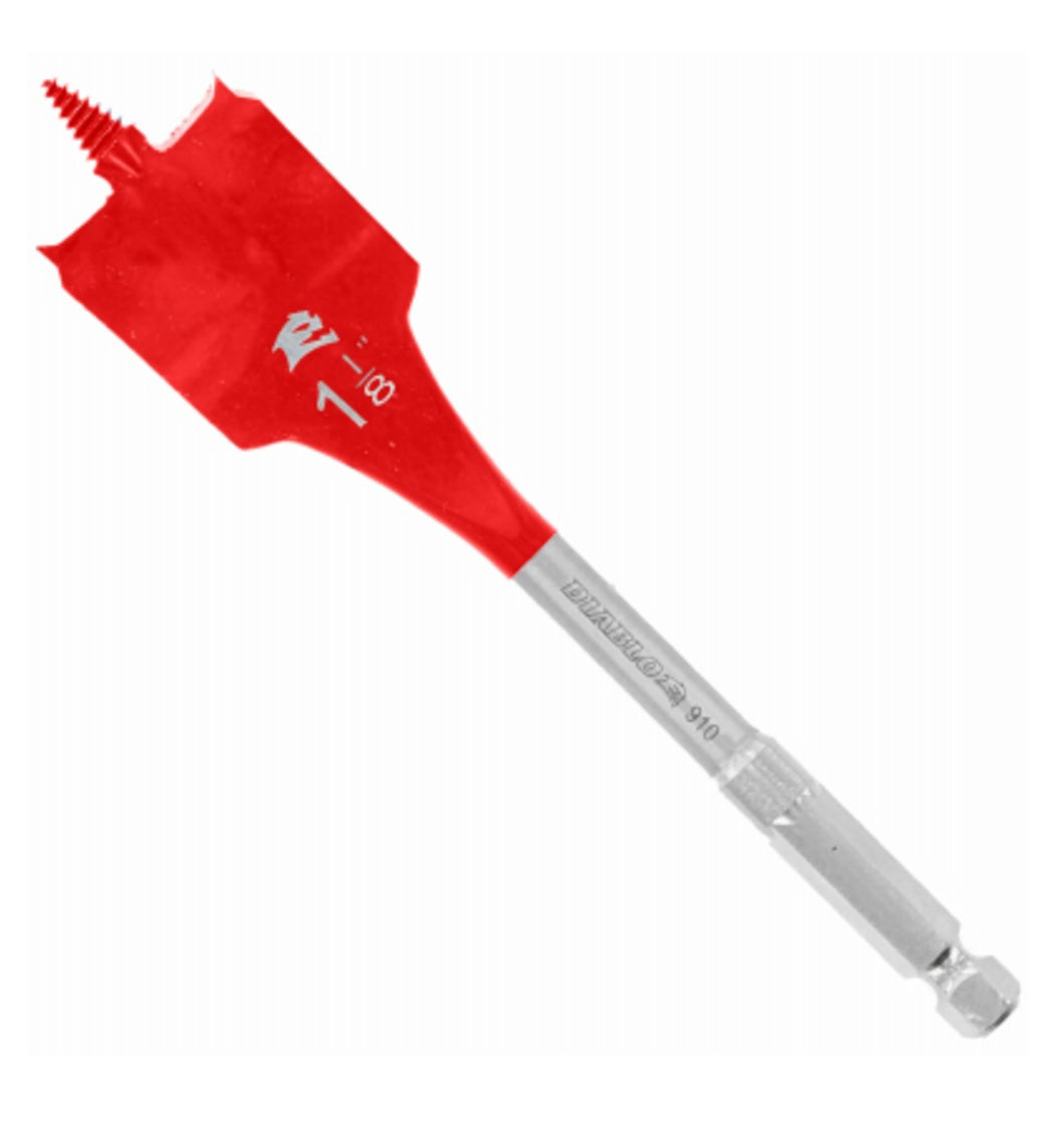 Diablo DSP2140 Speed Demon Spade Bit, 1-1/8 Inch x 6 Inch