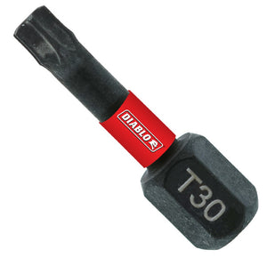 Diablo DT301P25 Screwdriver Insert Bit, #30 Drive, Torx Drive, 1 Inch