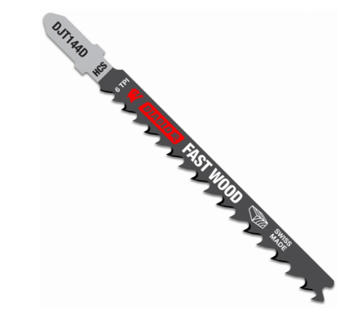 Diablo 6 TPI T-shank jig Saw Blades, Carbon Steel