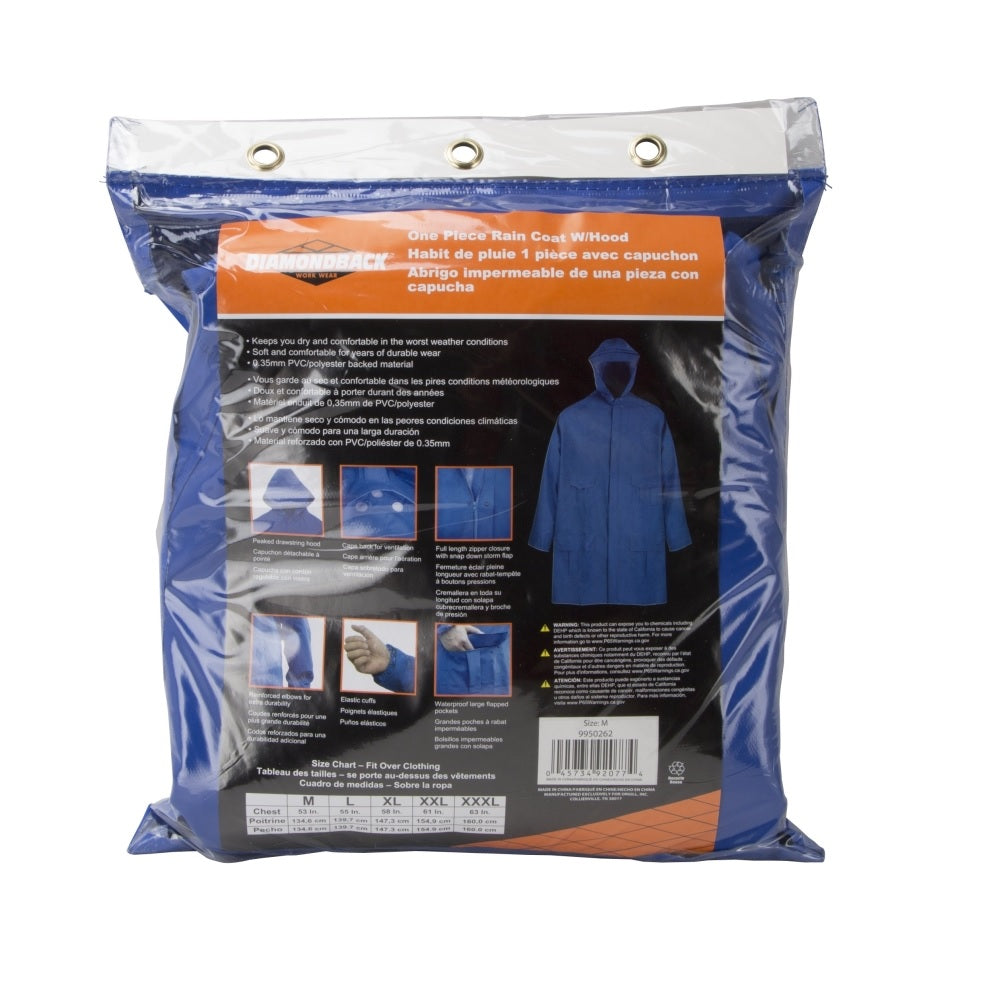 Diamondback 8156-M Rain Coat, Medium