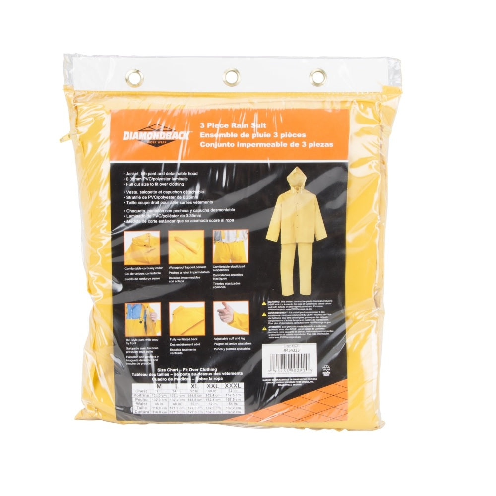 Diamondback SRS3/111-XXXL Rain Suit, 3XL
