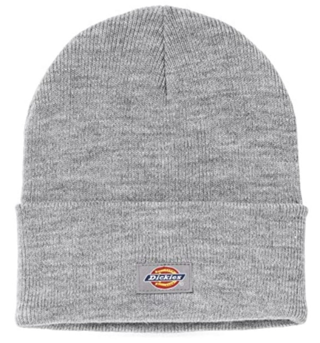 Dickies WH201HG Men's Acrylic Cuffed Beanie Hat, Heather Gray