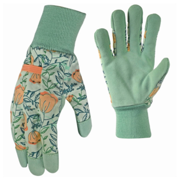Digz 77867-26 Women's Leather Palm Gloves, Medium