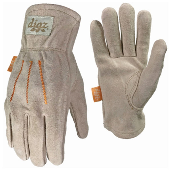 Digz 78216-26 Women's Suede Leather Gloves, Medium