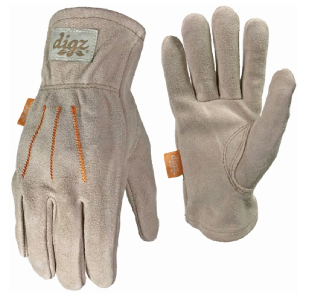 Digz 78217-26 Women's Suede Leather Palm Garden Gloves, Large