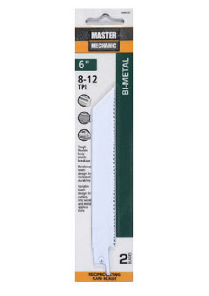Disston 698532 Reciprocating Saw Blade - 6"/ 8/12 Tpi