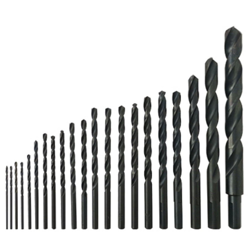 Disston 259516 Drill Bit Set, Black Oxide, 22 Piece