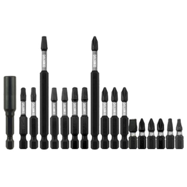 Disston 256120 Impact Bits Set Assorted Size, 18 Piece