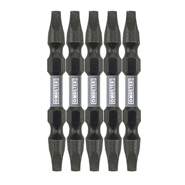 Disston 255382 Square #2 Double Ended Impact Power Bits, 5 Pack