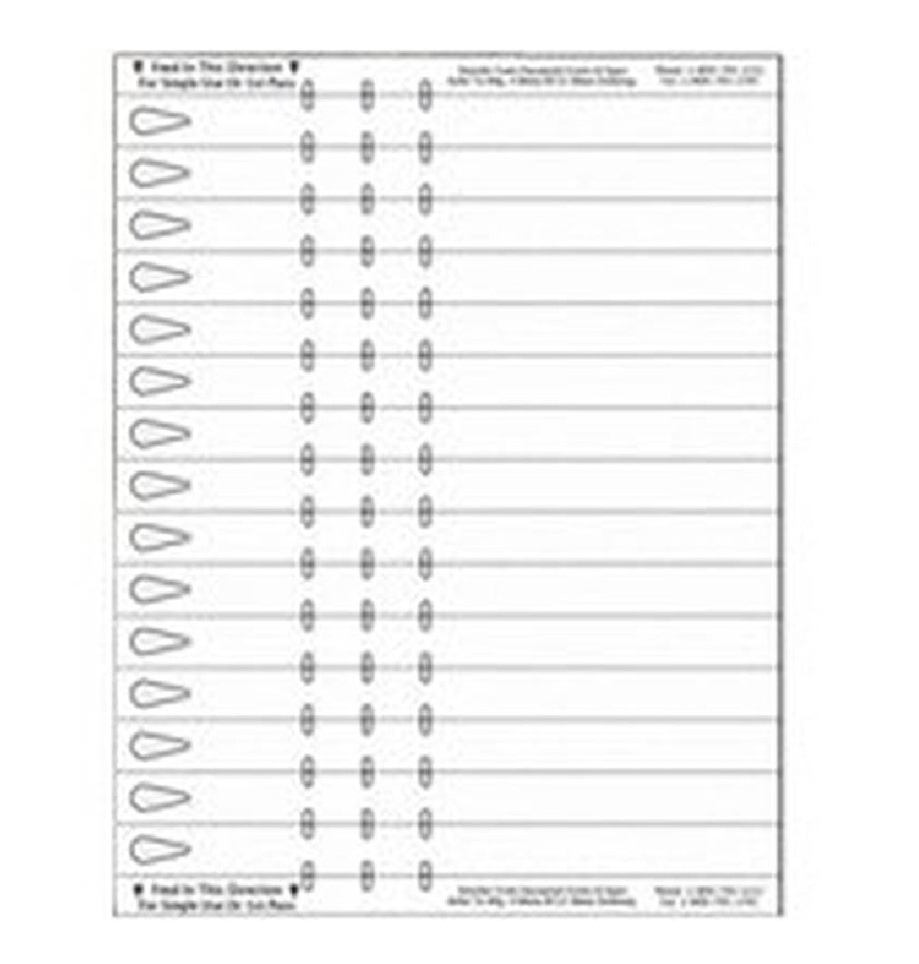 Docuprint Forms & Signs OUTDOOR W-BT15 Weatherproof Branch Tag, 11 Inch