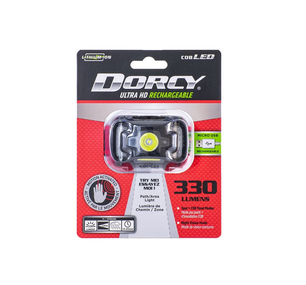 Dorcy 41-4359 Rechargeable Headlamp, 1800 mAh