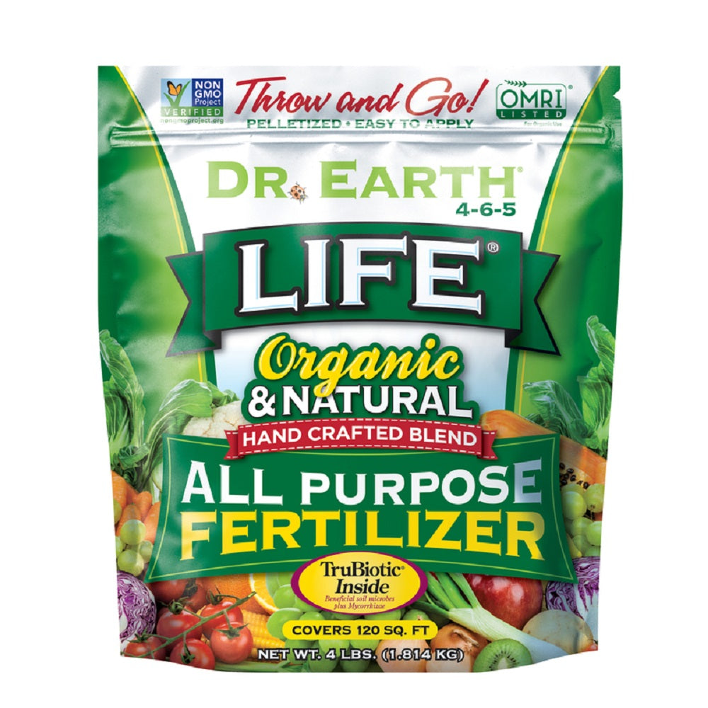 Dr. Earth 736P Life All Purpose Plant Food, 4 lb.