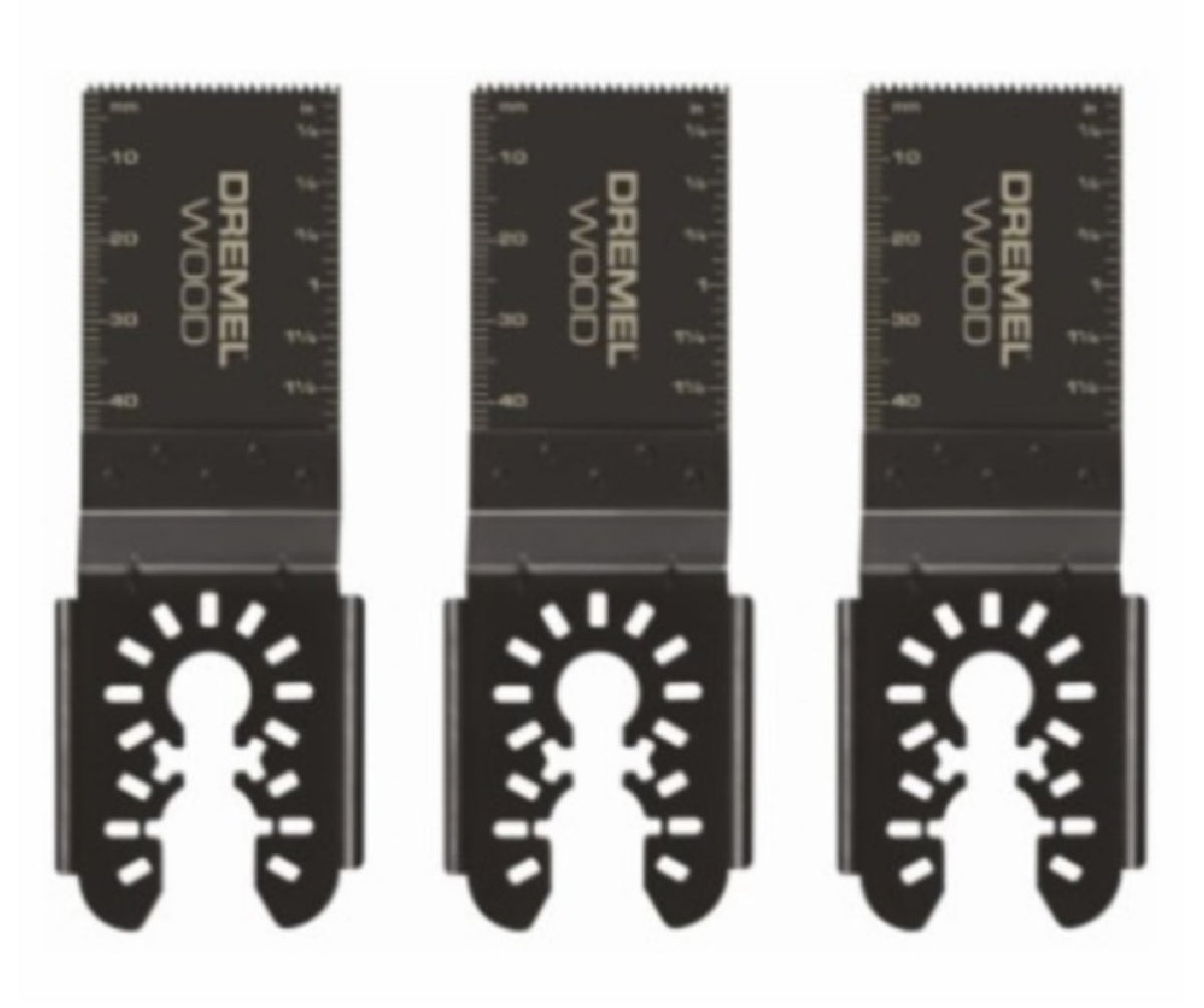 Dremel MM480BU Universal Dual Interface Wood Flush Cut Blade, 3 Piece