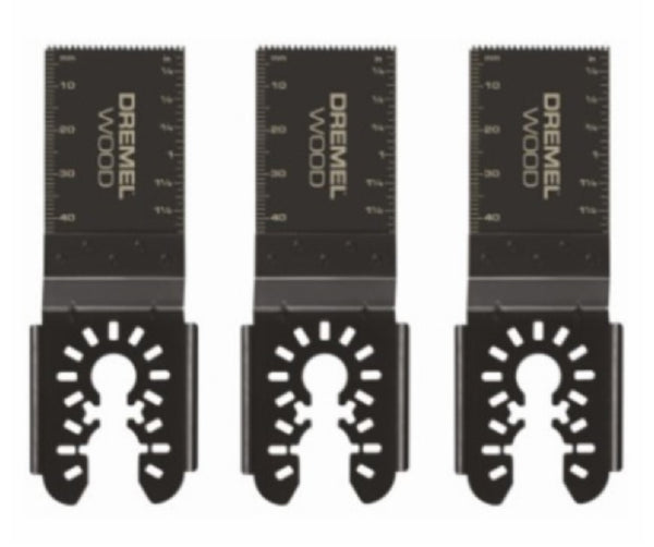 Dremel MM480BU Universal Dual Interface Wood Flush Cut Blade, 3 Piece