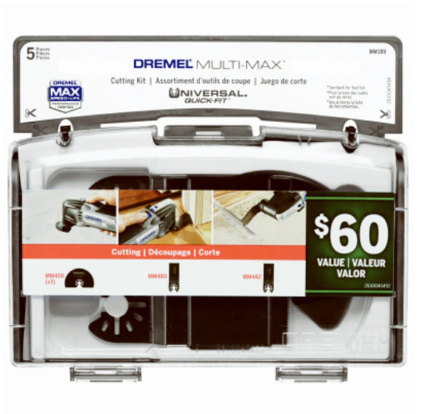 Dremel MM389 Multi-Max Cutting Accessory Kit, 5 Piece