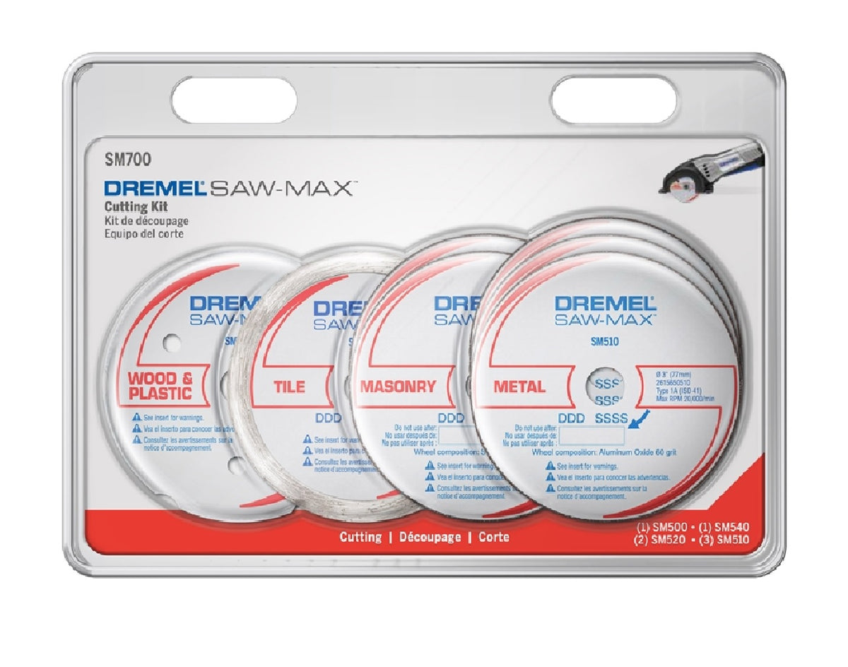 Dremel SM700 Saw-Max Cutting Wheel Kit, 7 Piece