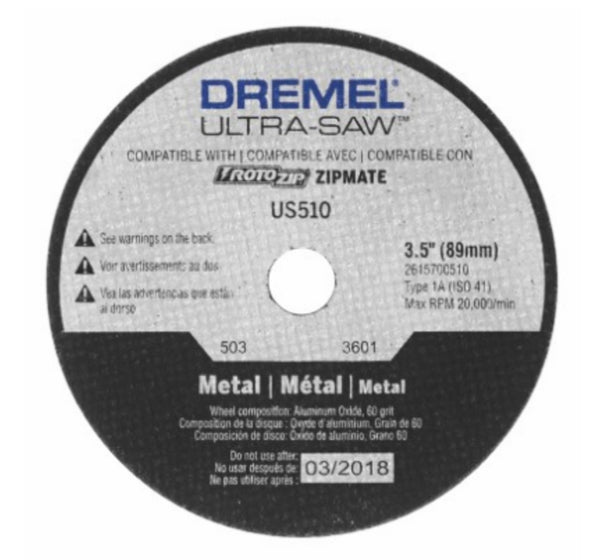 Dremel US510-01 Ultra-Saw Metal Cutting Wheel