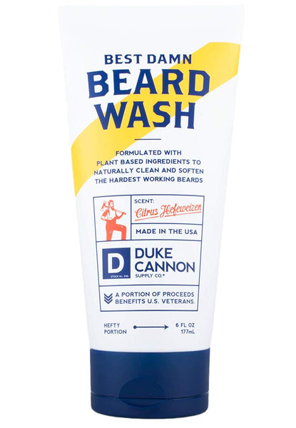 Duke Cannon BDWASH Best Damn Beard Wash, 6 Oz