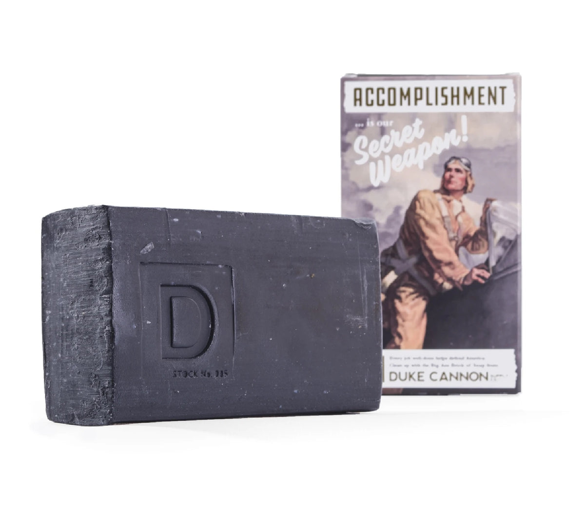 Duke Cannon 03BLACK1 Accomplishment Big Ass Brick Of Soap, 10 Oz