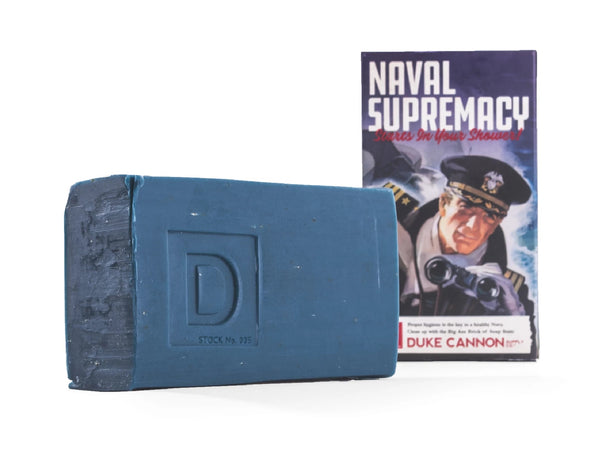 Duke Cannon 03BLUE1 Naval Supremacy Big Ass Brick Of Soap, 10 Oz