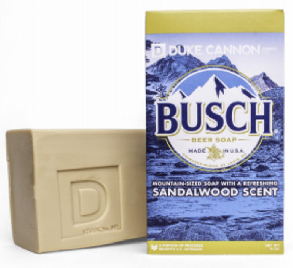 Duke Cannon 01BUSCH1 Busch Beer Soap, Sandalwood