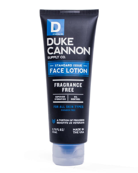 Duke Cannon FACELOTION1 Standard Issue Face Lotion, 3.75 Oz