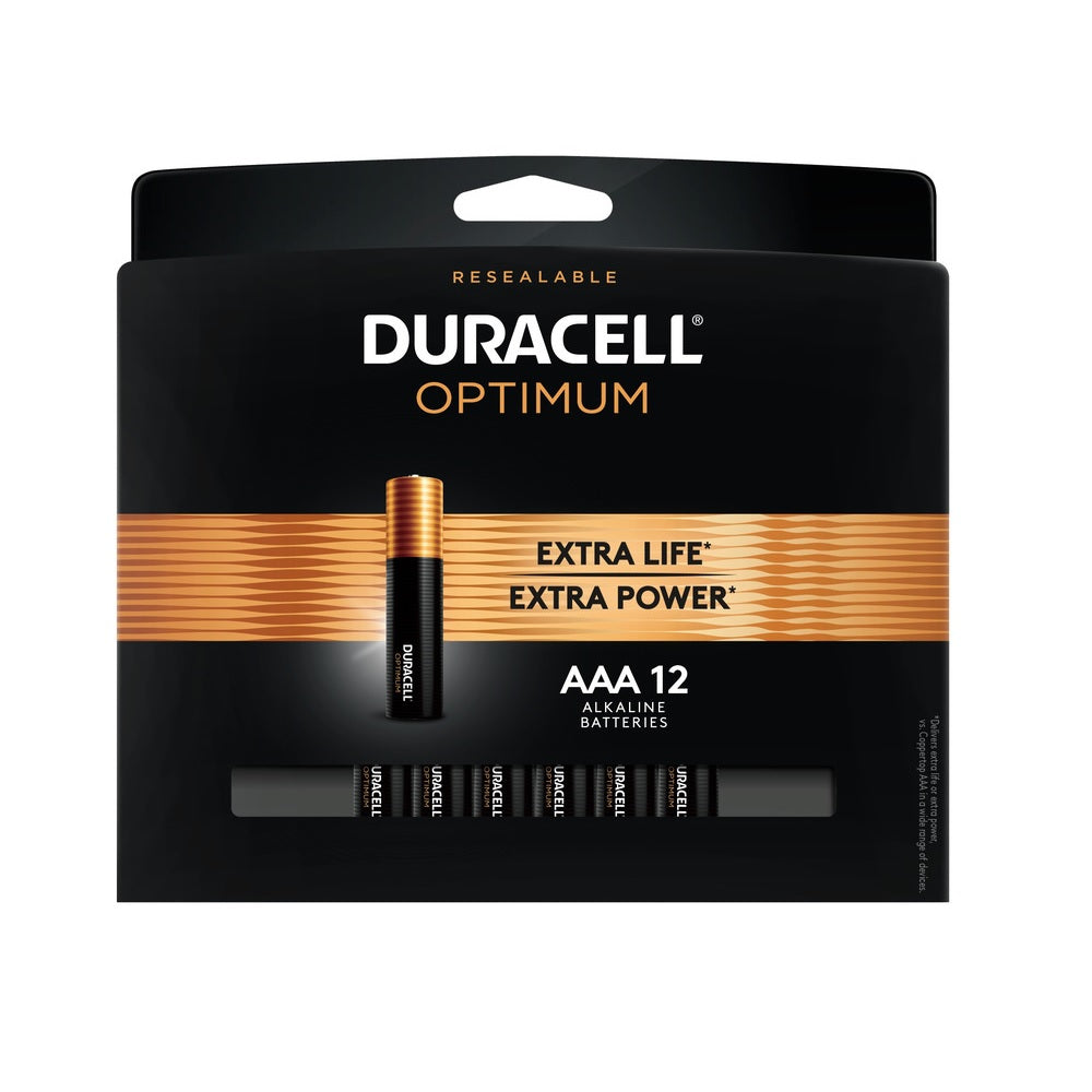 Duracell 032662 Optimum Alkaline Batteries, AAA