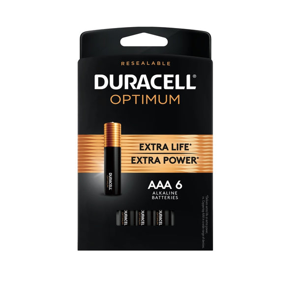 Duracell 032648 Optimum Alkaline Batteries, AAA