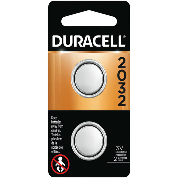 Duracell DL2032B2PK Security and Electronic Battery, 3 Volts