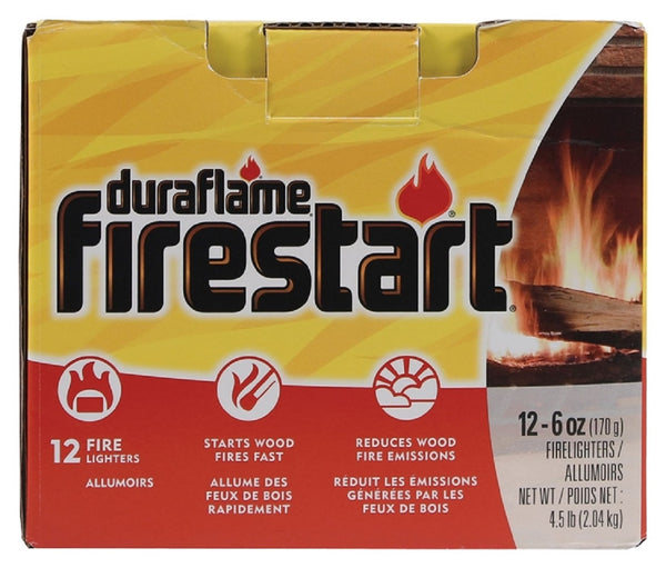 Duraflame 04841 Firestart Indoor/Outdoor Firelighters, 4.5 Oz, 12-Count