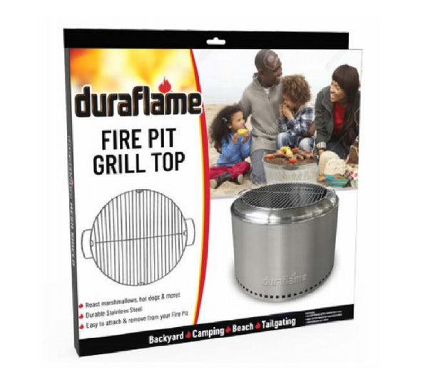 Duraflame DFGR-4 Fire Fit Grill Top Rack, Stainless Steel