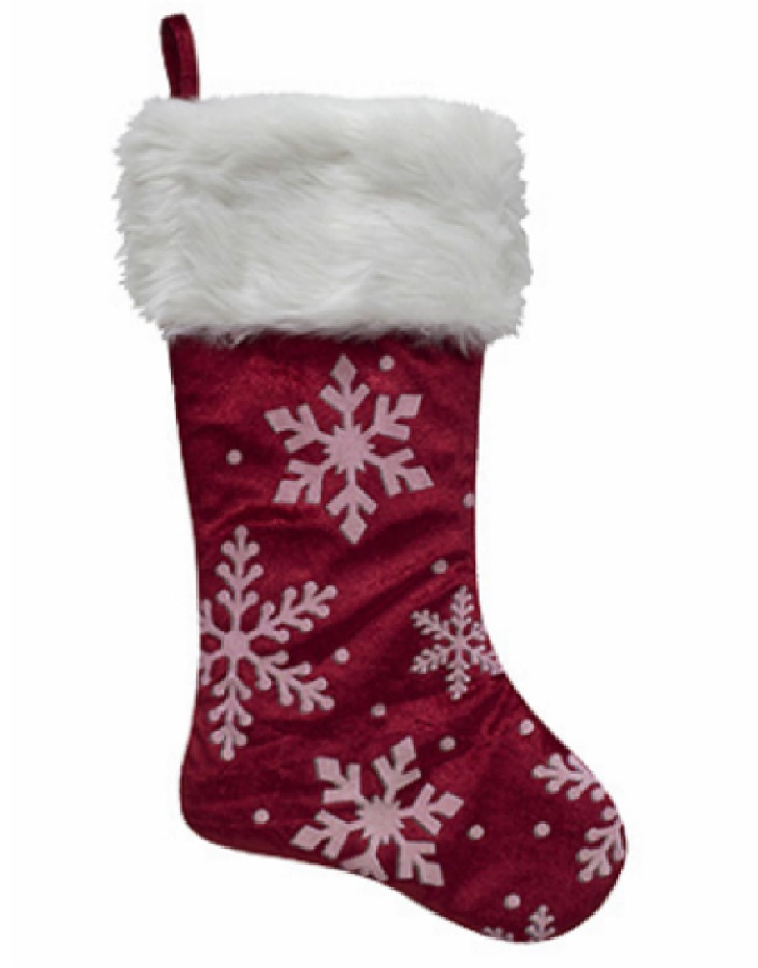 Dyno Seasonal Solution 1209611-1 Christmas Snowflake Stocking, 20 Inch