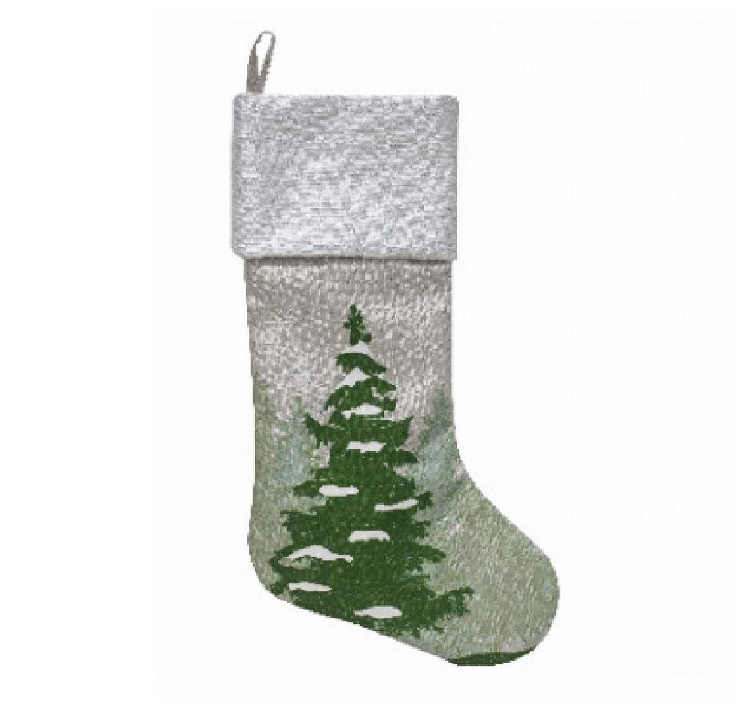 20" GRY/WHT Stocking