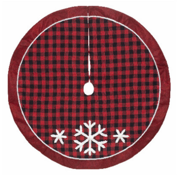 48" Plaid Tree Skirt