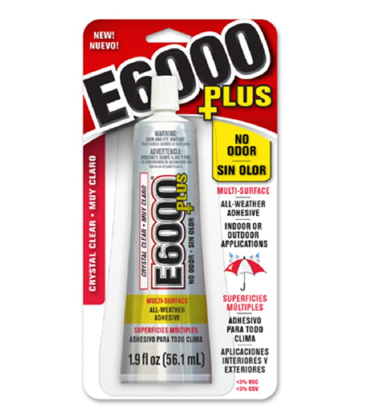 E6000 Plus 570120 All-Weather Adhesive, 1.9 Oz