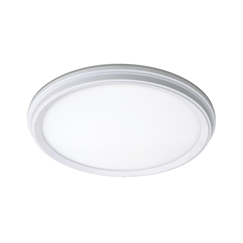 ETI 56572113 I-Series LED Ceiling Light Fixture with Nightlight, White