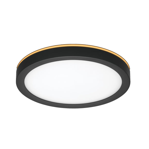 ETI 56568115 Snap-Fit Ceiling Light, Matte Black