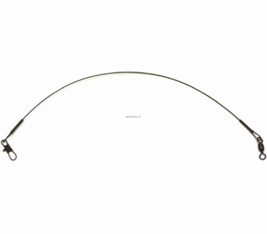 Eagle Claw 0848-2235 Steel Leader, Black, 9"