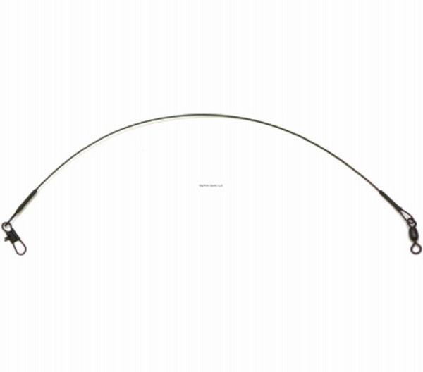 Eagle Claw 0848-2235 Steel Leader, Black, 9"