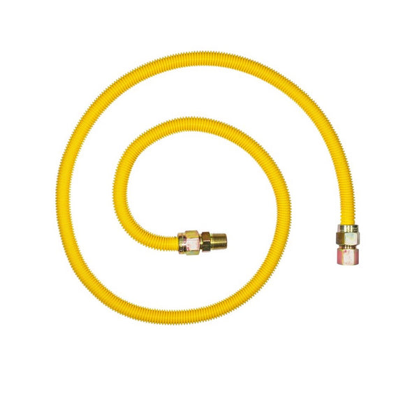 Eastman 30YE515060B Gas Connector, 1/2 Inch x 60 Inch