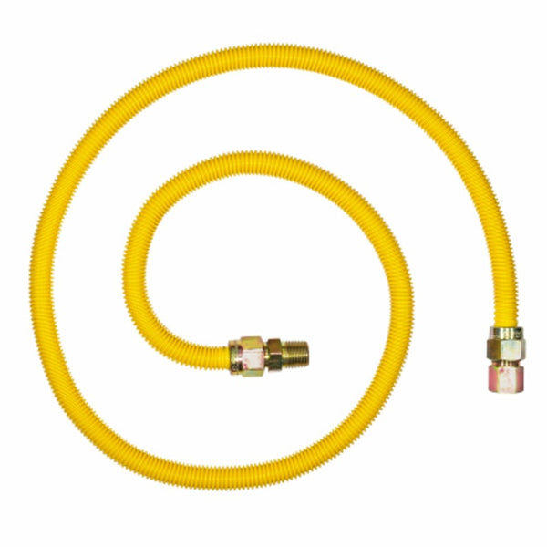Eastman 30YE515072B Gas Connector, 5/8 Inch x 72 Inch