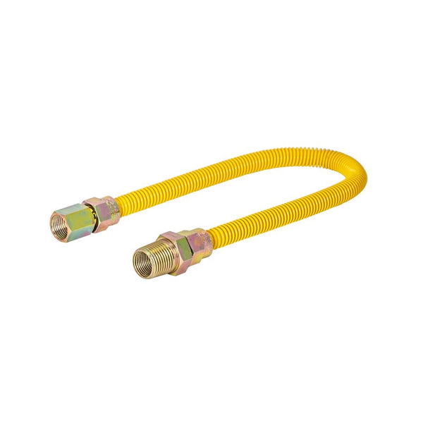 Eastman 10YE515048B ProCoat Gas Connector, 1/2 Inch x 48 Inch