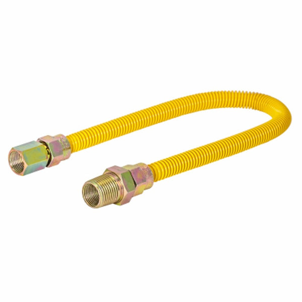 Eastman 10YE515048 Gas Connector, 3/8 Inch x 48 Inch