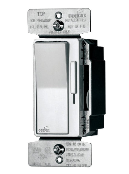 Eaton DUL06P-C2-KB-L Decorator Dimmer, Polycarbonate