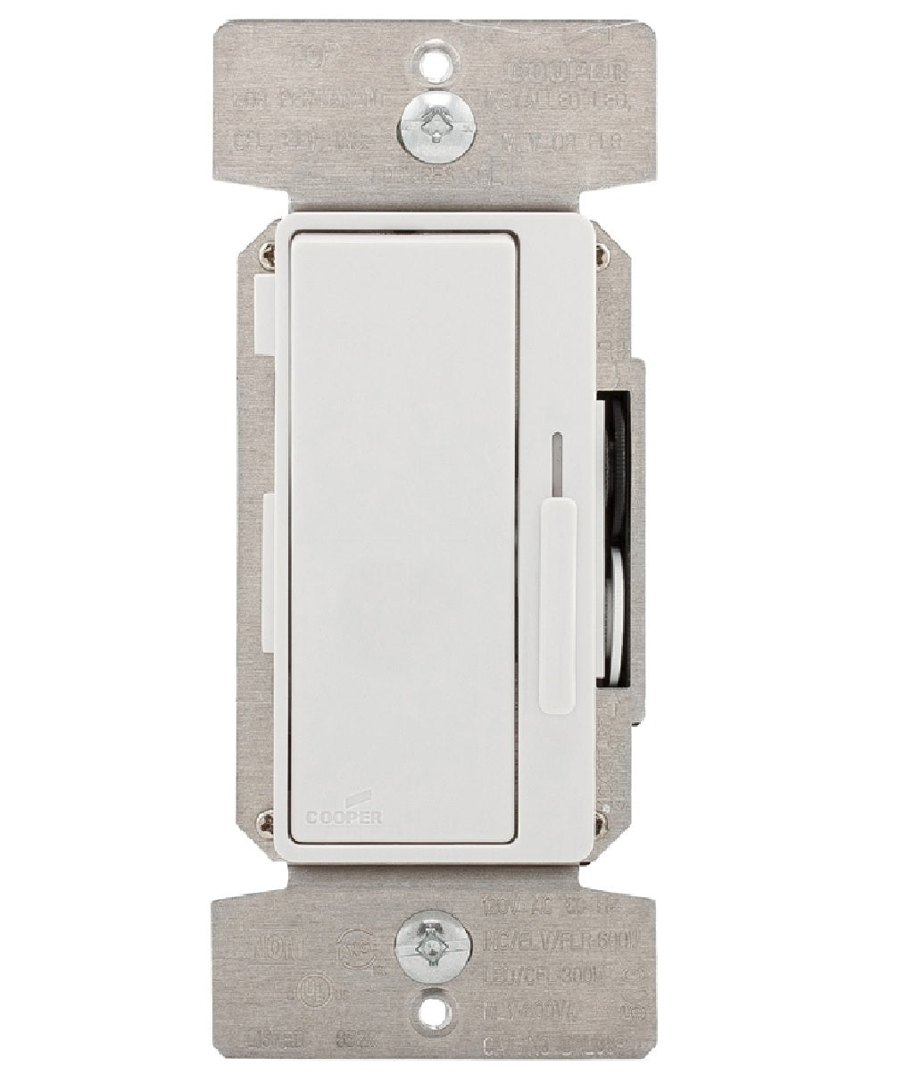 Eaton DUL06P-C6-KB-L Slide Dimmer, Polycarbonate