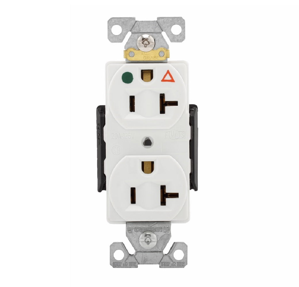 Eaton IG8300W Duplex Receptacle, White