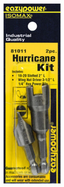 Eazypower 81011 Hurricane Kit Includes Wing Nut Driver, 18-20 Inch
