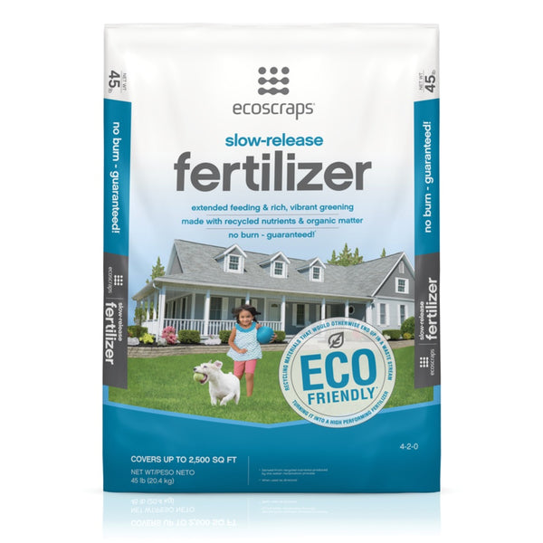 EcoScraps 22311 Organic Slow Release Fertilizer, 45 Lbs