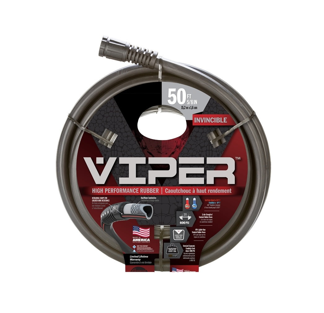 Element Viper CELVP58050 Garden Hose, Rubber, Black