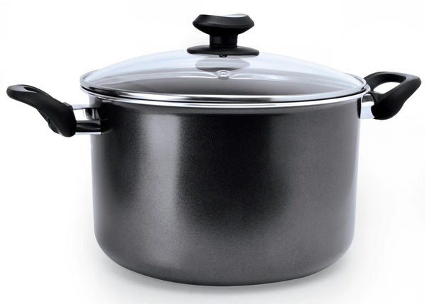 Elements EEGY-4508 Lidded Stock Pot, 8 Quart Capacity